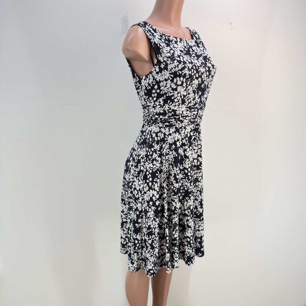 Bundle 2 Jessica Howard Women Navy Dress Size 10 Petite Flowers Blue - Picture 7 of 16